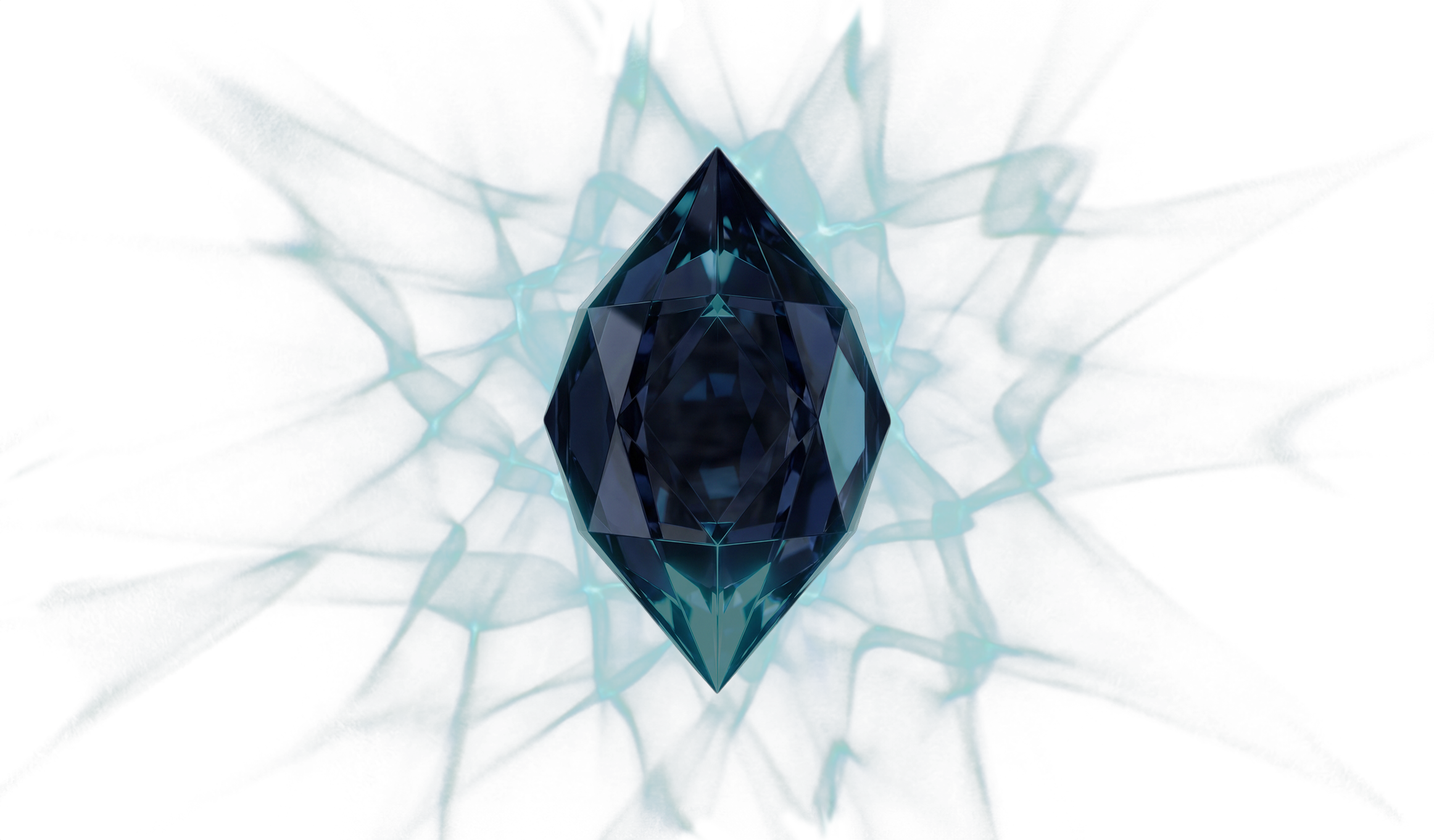 Crystal with caustics